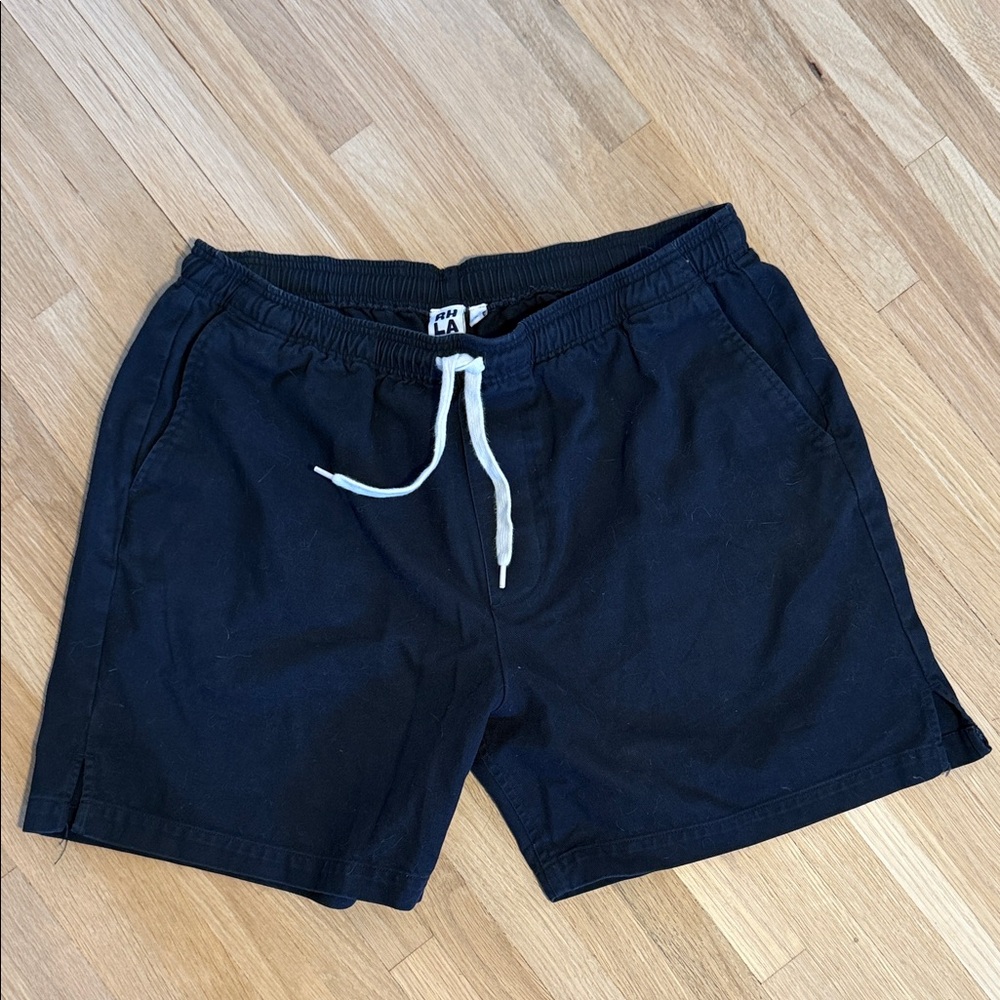 Men's Navy RTH Iconic Shorts with Drawstring